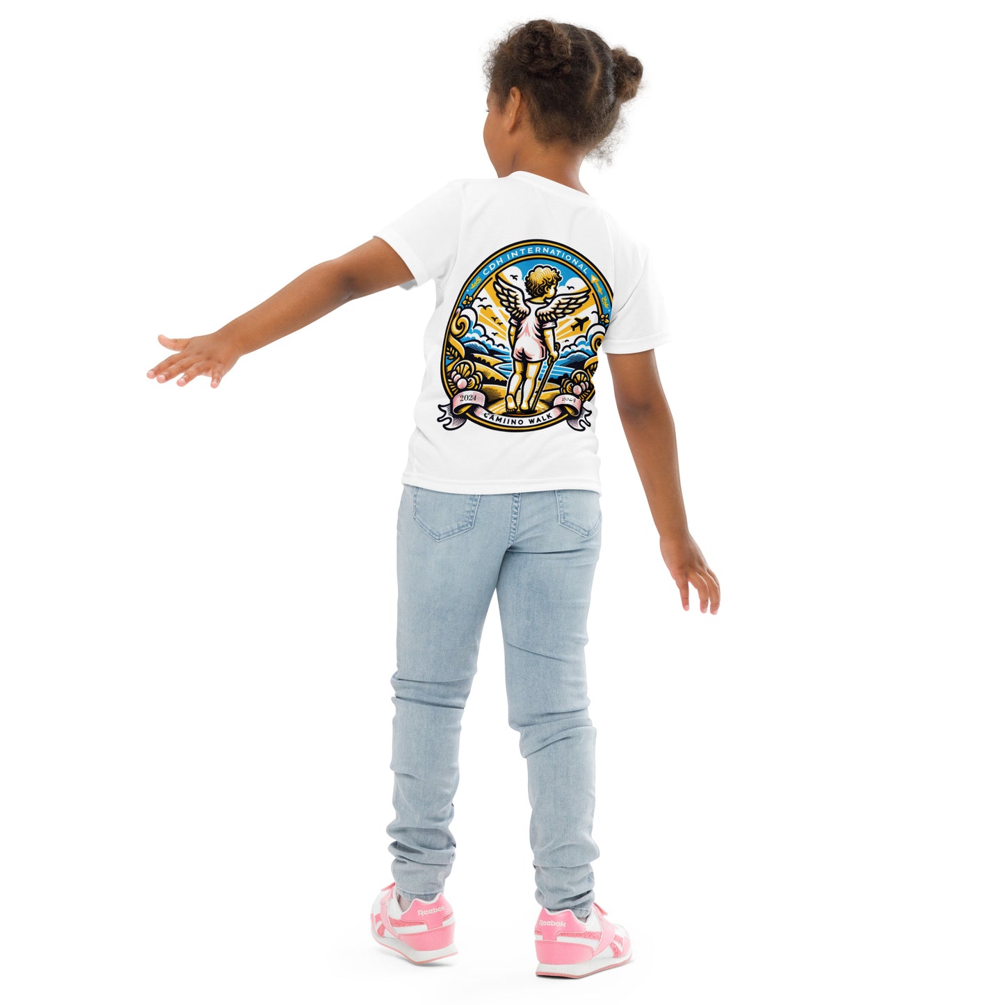 2024 Race for CDH Research Kids crew neck t-shirt