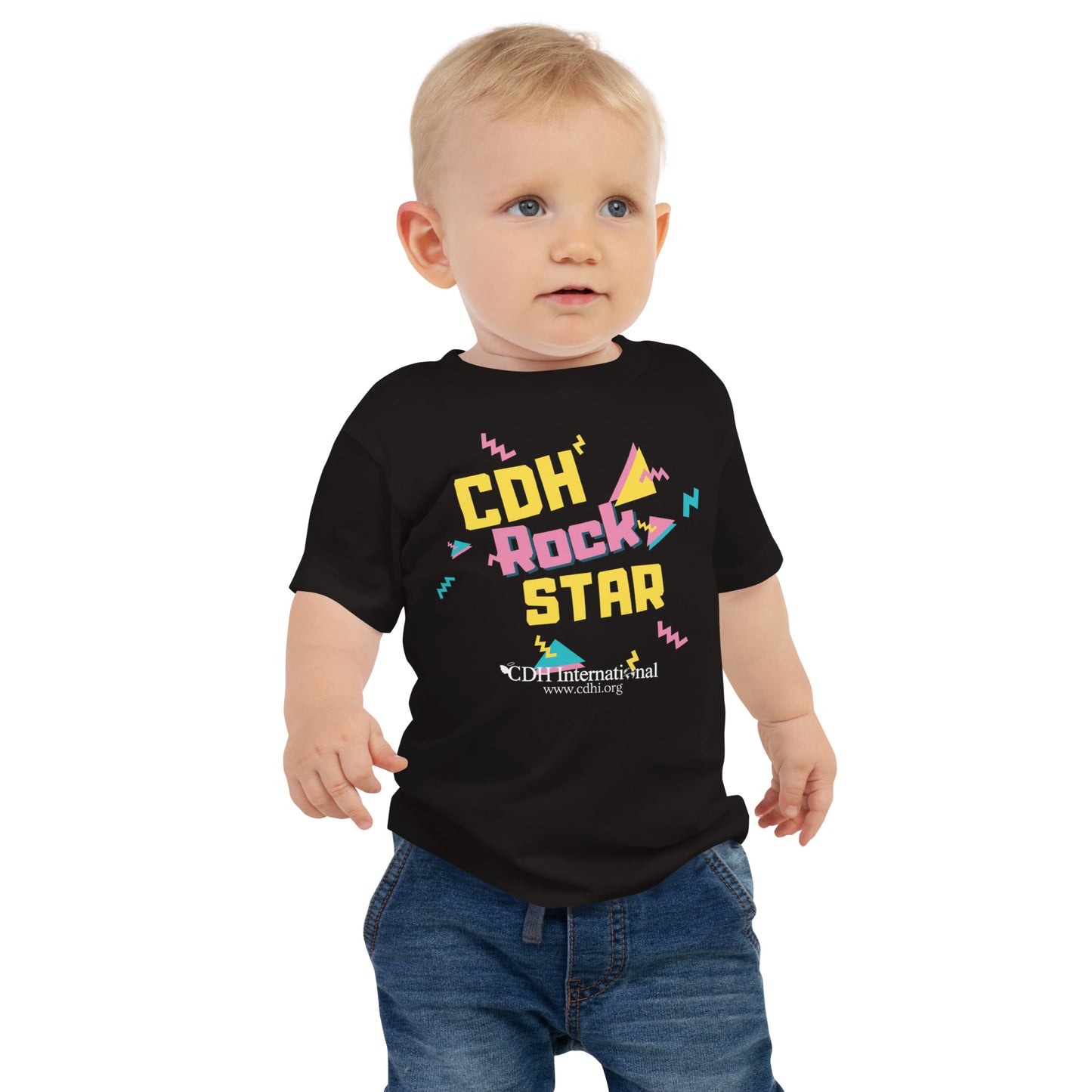 CDHS- (20) Congenital Diaphragmatic Hernia Survivor Awareness Baby Jersey Short Sleeve Tee