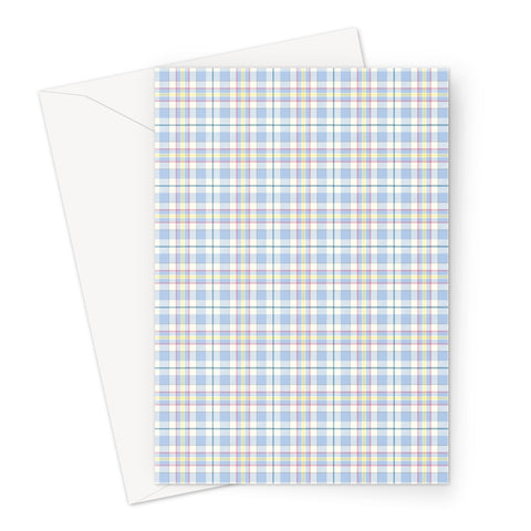 CDHtartan- (1) Official Congenital Diaphragmatic Hernia Dress Awareness Tartan Greeting Card