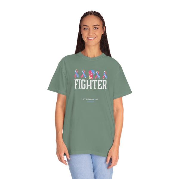 Unisex Garment-Dyed T-shirt Ribbon Official Congenital Diaphragmatic Hernia Awareness