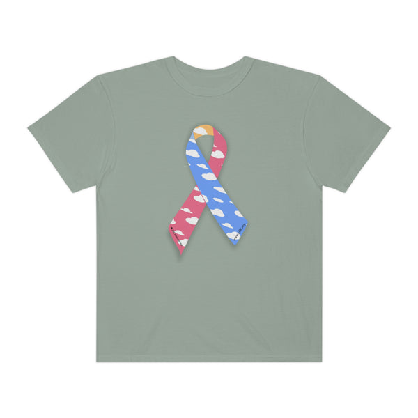 Unisex Garment-Dyed T-shirt Official Congenital Diaphragmatic Hernia Awareness Ribbon
