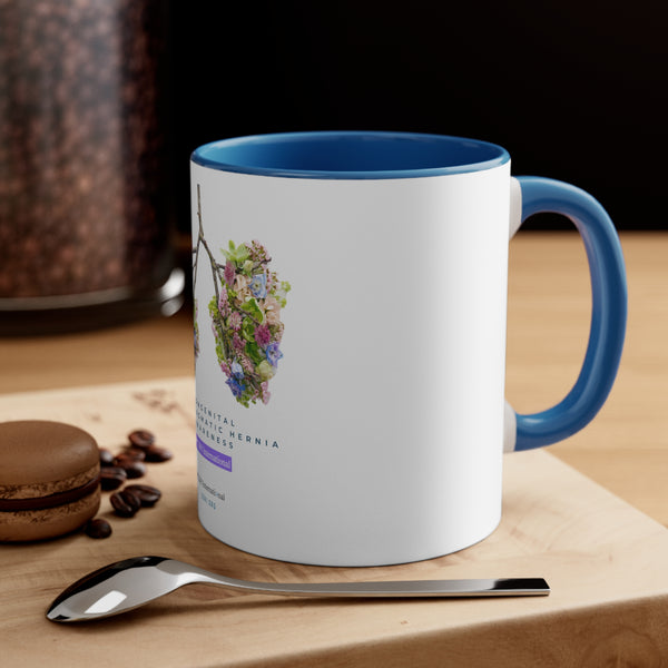 Official Congenital Diaphragmatic Hernia Awareness Accent Coffee Mug, 11oz