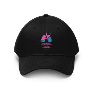 Unisex Twill Hat Official Congenital Diaphragmatic Hernia Awareness