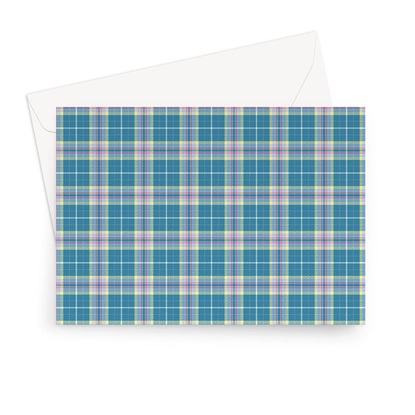 CDHtartan- (2) Official Congenital Diaphragmatic Hernia Awareness Tartan Greeting Card