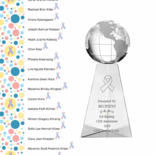 Virtual Ribbons for CDH Awareness Month