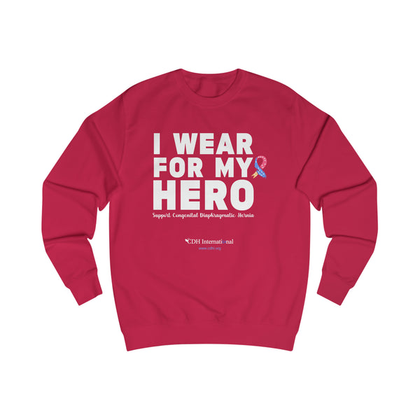 Men's Sweatshirt Official Congenital Diaphragmatic Hernia Awareness Ribbon