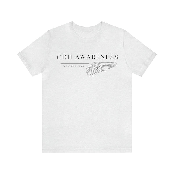 CDH Awareness Wing - Official Congenital Diaphragmatic Hernia Awareness Unisex Jersey Short Sleeve Tee