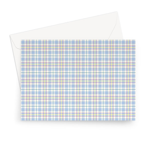 CDHtartan- (1) Official Congenital Diaphragmatic Hernia Dress Awareness Tartan Greeting Card