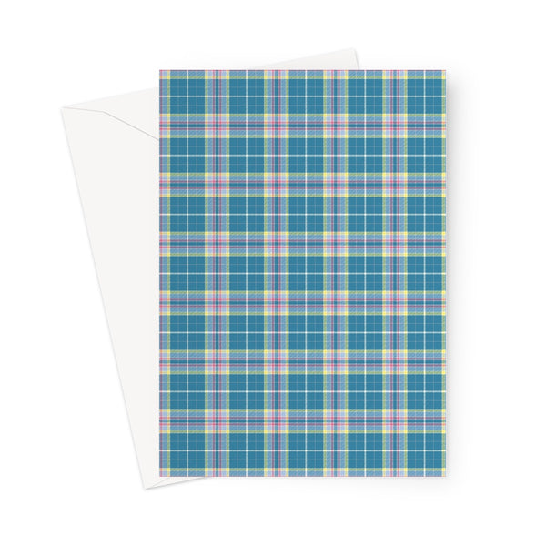 CDHtartan- (2) Official Congenital Diaphragmatic Hernia Awareness Tartan Greeting Card