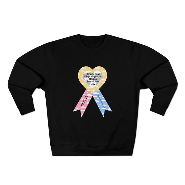 Unisex Premium Crewneck Sweatshirt Official Congenital Diaphragmatic Hernia Awareness