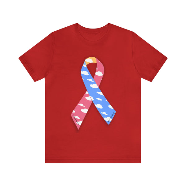 Official Congenital Diaphragmatic Hernia Awareness Unisex Jersey Short Sleeve Tee Ribbon