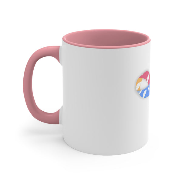 Official Congenital Diaphragmatic Hernia Awareness Accent Coffee Mug, 11oz Ribbon