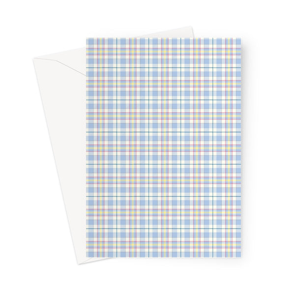 CDHtartan- (1) Official Congenital Diaphragmatic Hernia Dress Awareness Tartan Greeting Card