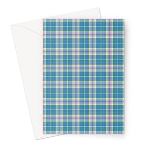 CDHtartan- (2) Official Congenital Diaphragmatic Hernia Awareness Tartan Greeting Card