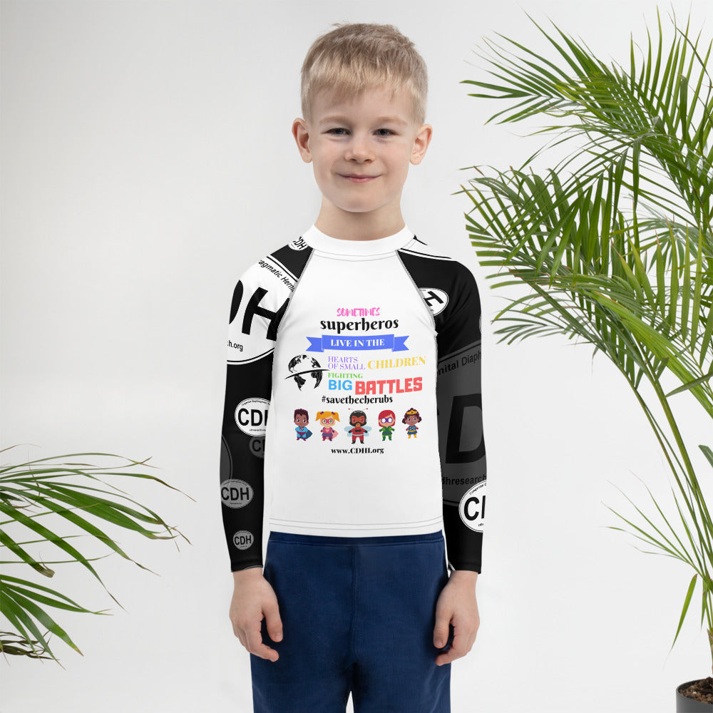 CDH Awareness Kids Rash Guard