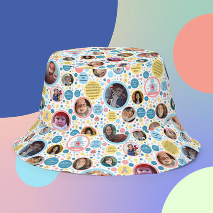 Congenital Diaphragmatic Hernia Awareness Race Reversible bucket hat