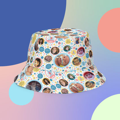 Congenital Diaphragmatic Hernia Awareness Race Reversible bucket hat