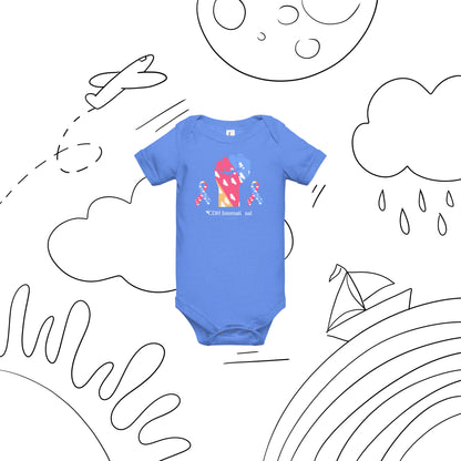 CDHAR- (7) Congenital Diaphragmatic Hernia Awareness Ribbon Baby short sleeve one piece