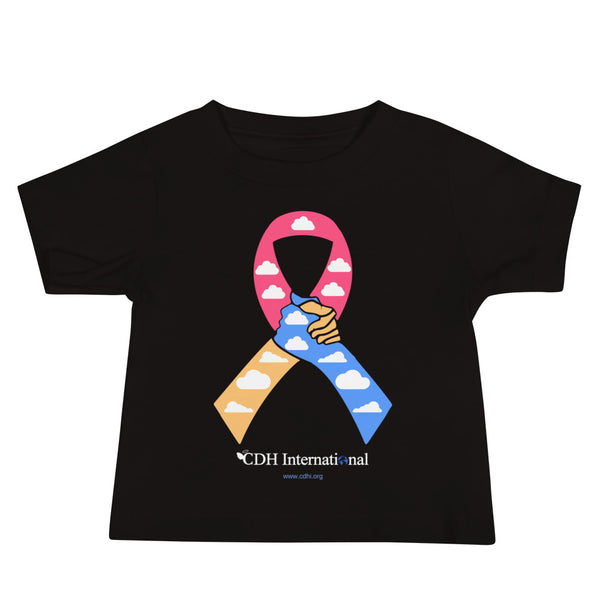 CDHAR- (9) Congenital Diaphragmatic Hernia Awareness Ribbon Baby Jersey Short Sleeve Tee