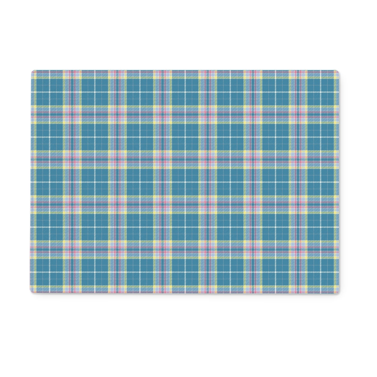 CDHtartan- (2) Official Congenital Diaphragmatic Hernia Awareness Tartan Glass Chopping Board