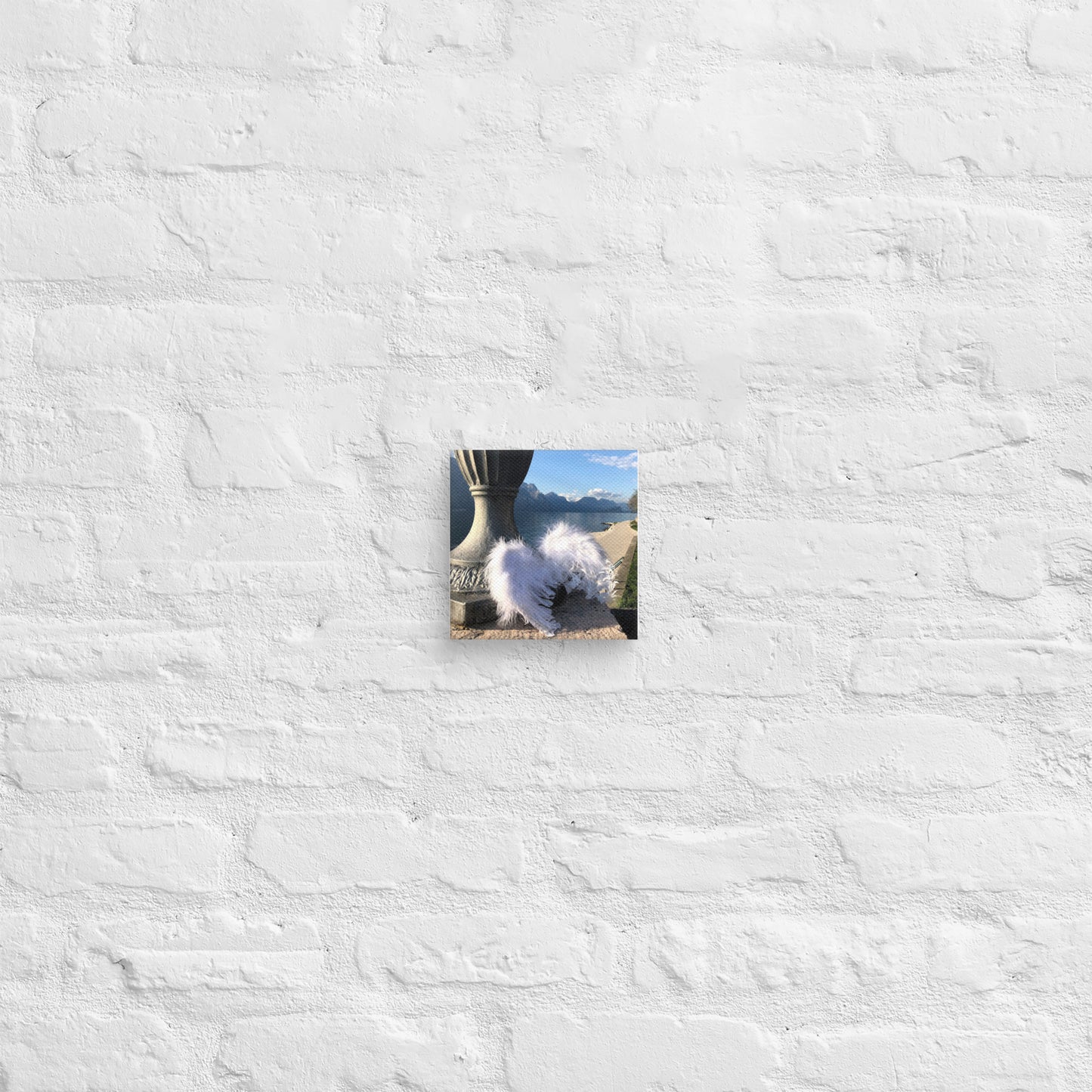 CDHSTC- (2) Official Congenital Diaphragmatic Hernia Awareness Save The Cherubs Campaign - Lake Garda Italy Canvas