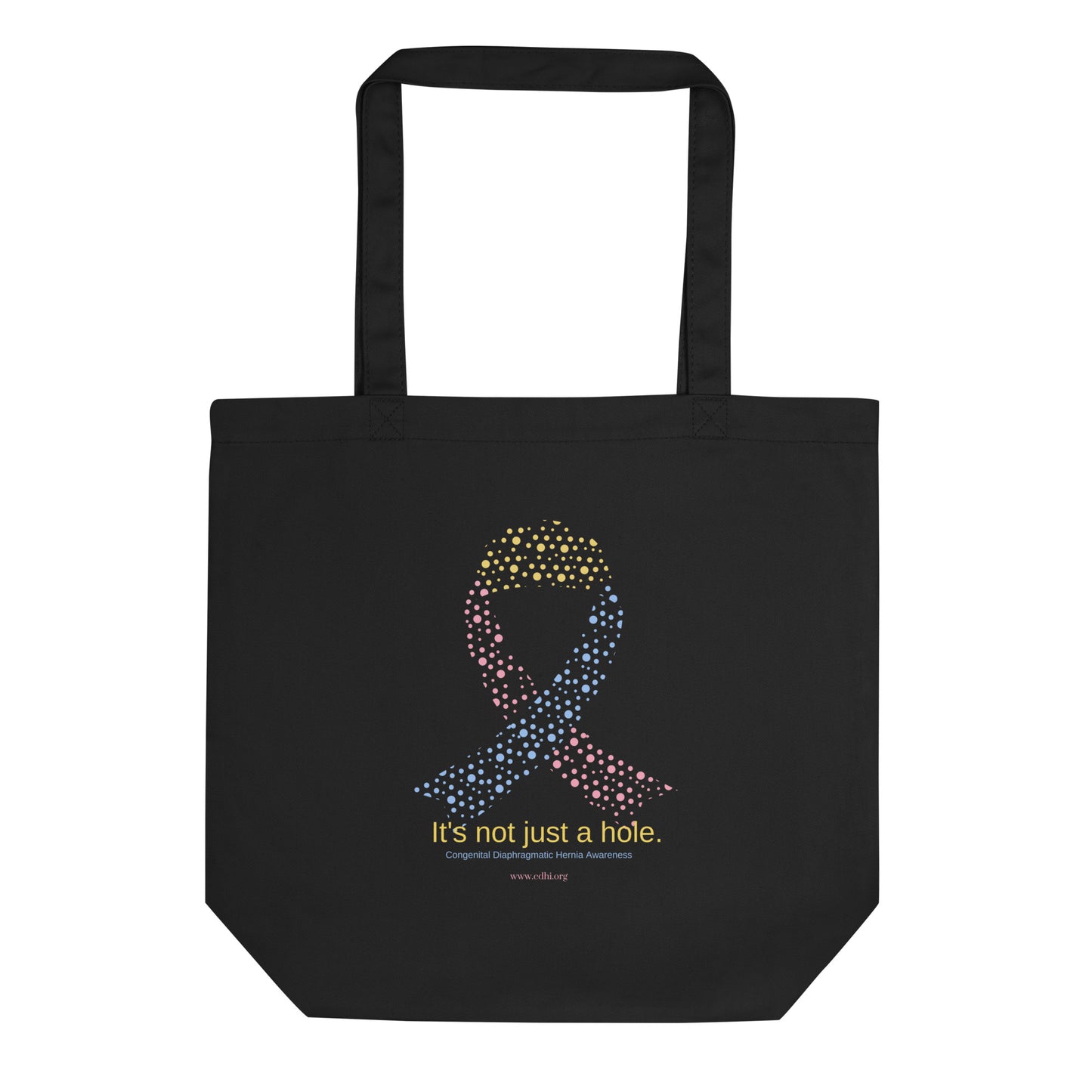 CDHAR- (38) Congenital Diaphragmatic Hernia Awareness Ribbon Eco Tote Bag