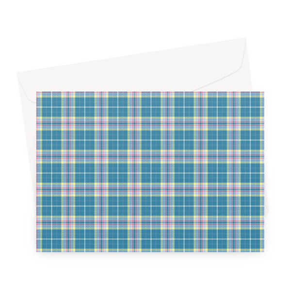 CDHtartan- (2) Official Congenital Diaphragmatic Hernia Awareness Tartan Greeting Card