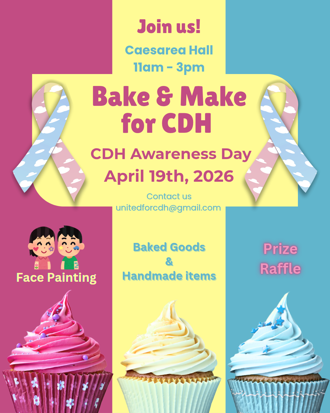 Juniper's Bake Sale Fundraiser for CDHi Canada