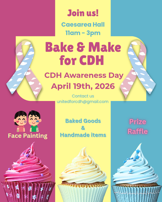Juniper's Bake Sale Fundraiser for CDHi Canada