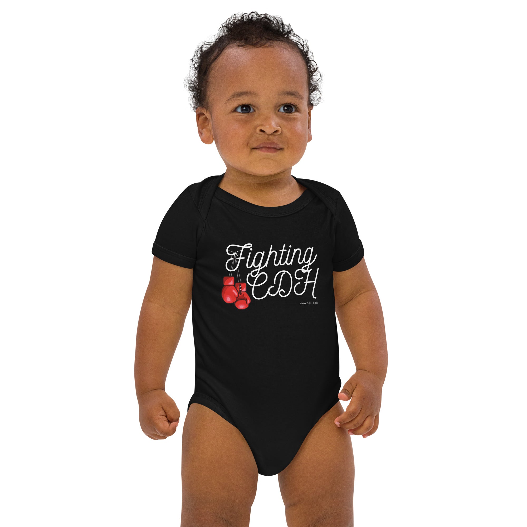 CDHS- (70) Congenital Diaphragmatic Hernia Survivor Awareness Organic cotton baby bodysuit