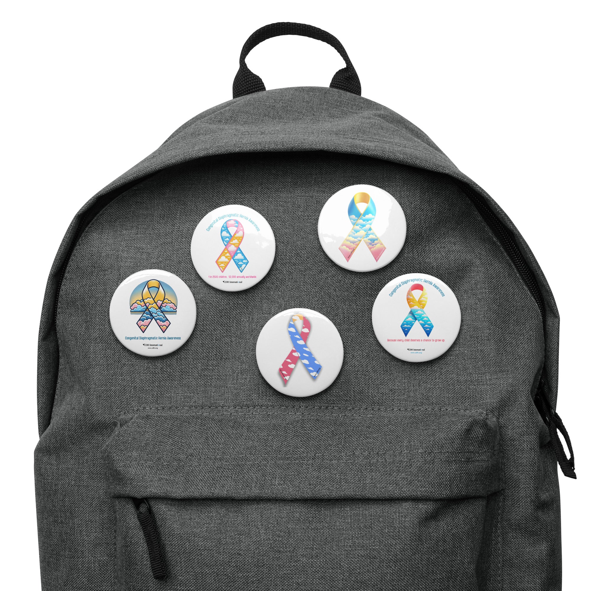 CDHAR- (50) Congenital Diaphragmatic Hernia Awareness Ribbon Set of pi ...