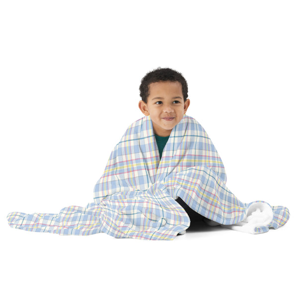 CDHtartan- (1) Official Congenital Diaphragmatic Hernia Awareness Dress Tartan Throw Blanket