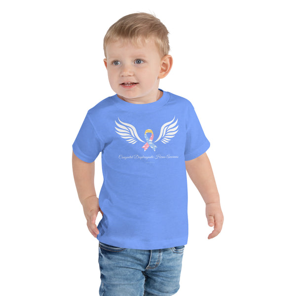 CDHAR- (12) Congenital Diaphragmatic Hernia Awareness Ribbon Toddler Short Sleeve Tee