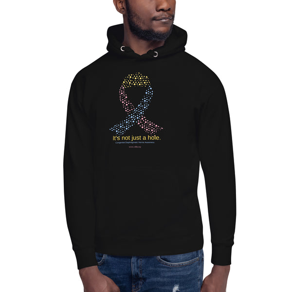 CDHAR- (38) Congenital Diaphragmatic Hernia Awareness Ribbon Unisex Hoodie