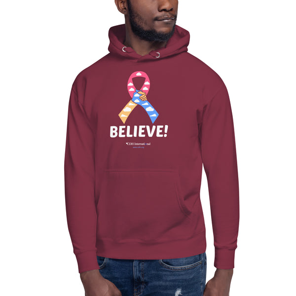 CDHAR- (31) Congenital Diaphragmatic Hernia Awareness Ribbon Unisex Hoodie