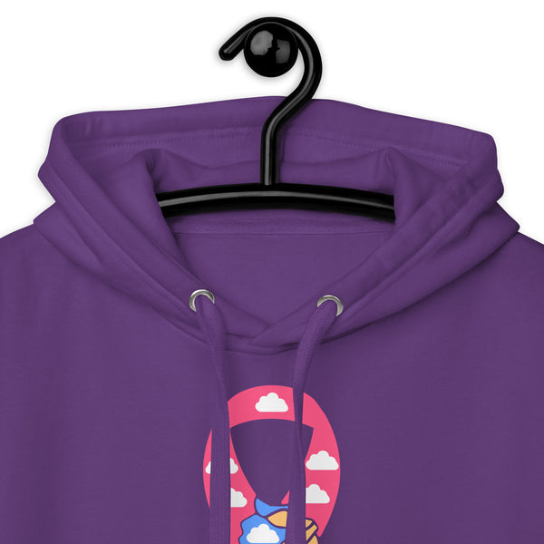 CDHAR- (31) Congenital Diaphragmatic Hernia Awareness Ribbon Unisex Hoodie