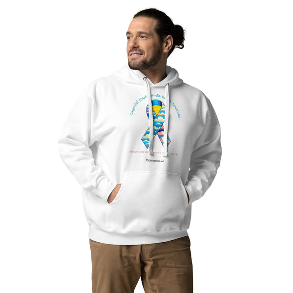 CDHAR- (42) Congenital Diaphragmatic Hernia Awareness Ribbon Unisex Hoodie