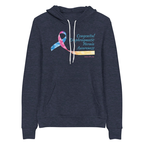 CDHAR- (20) Congenital Diaphragmatic Hernia Awareness Ribbon Unisex hoodie