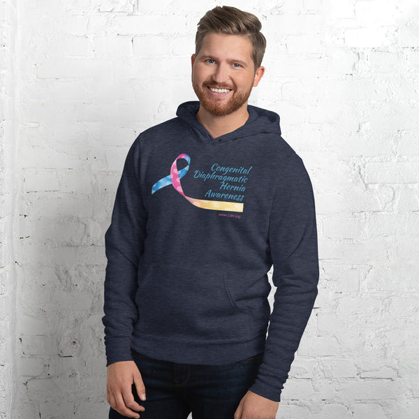 CDHAR- (20) Congenital Diaphragmatic Hernia Awareness Ribbon Unisex hoodie