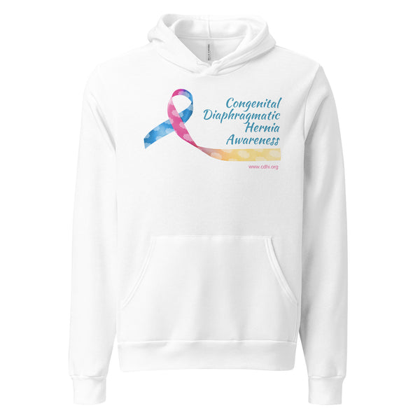 CDHAR- (20) Congenital Diaphragmatic Hernia Awareness Ribbon Unisex hoodie