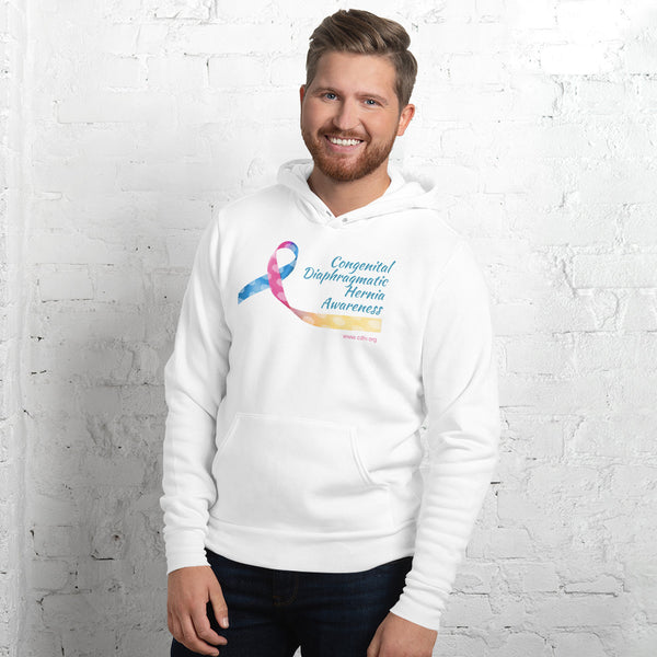 CDHAR- (20) Congenital Diaphragmatic Hernia Awareness Ribbon Unisex hoodie