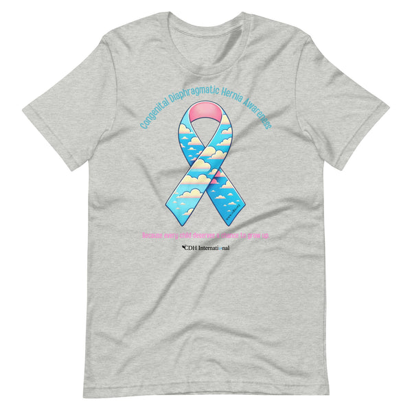 CDHAR- (46) Congenital Diaphragmatic Hernia Awareness Ribbon Unisex t-shirt