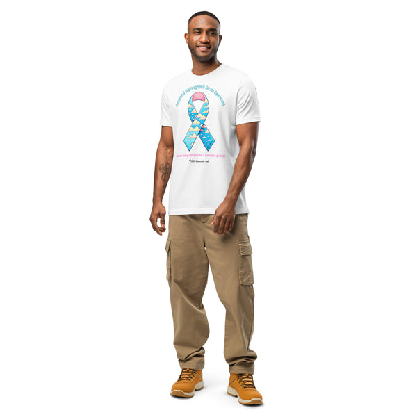 CDHAR- (46) Congenital Diaphragmatic Hernia Awareness Ribbon Unisex t-shirt