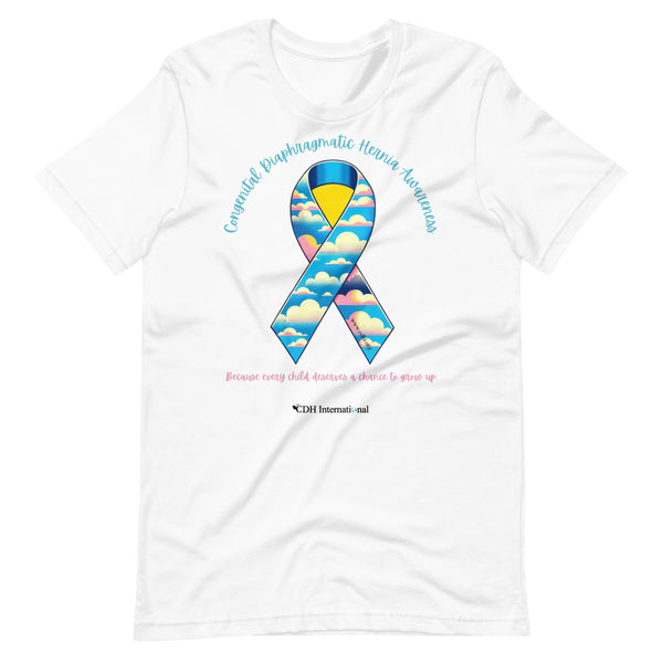 CDHAR- (42) Congenital Diaphragmatic Hernia Awareness Ribbon Unisex t-shirt