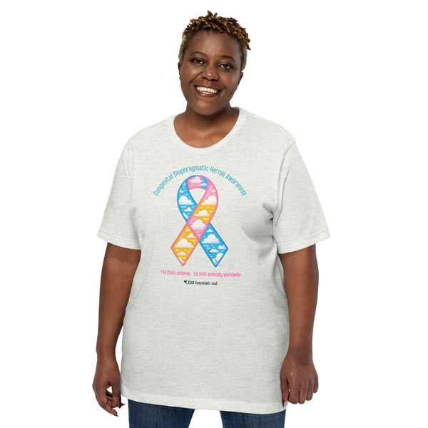 CDHAR- (50) Congenital Diaphragmatic Hernia Awareness Ribbon Unisex t-shirt