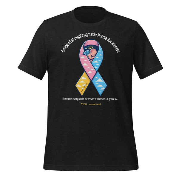 CDHAR- (48) Congenital Diaphragmatic Hernia Awareness Ribbon Unisex t-shirt