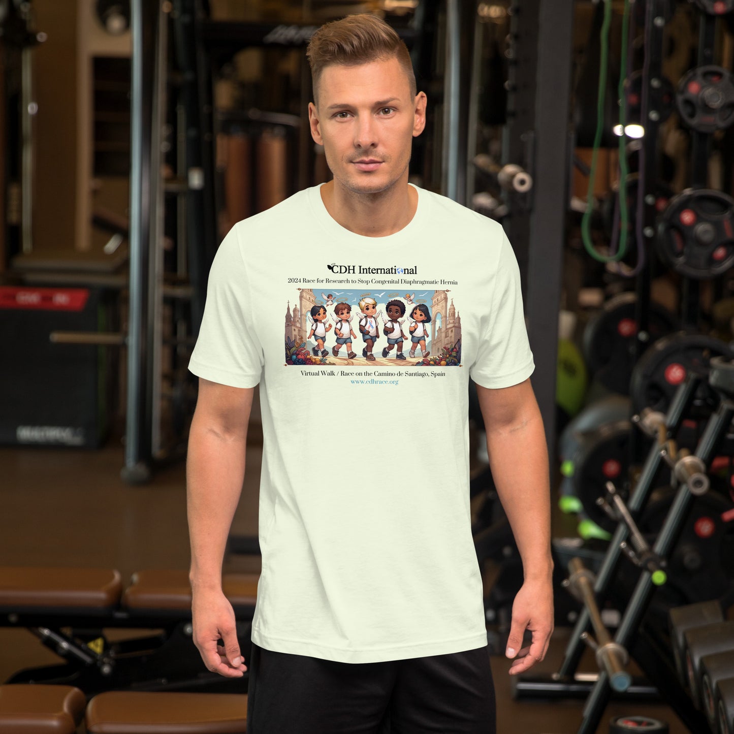 2024 CDH Race for Research Camino de Santiago Unisex t-shirt