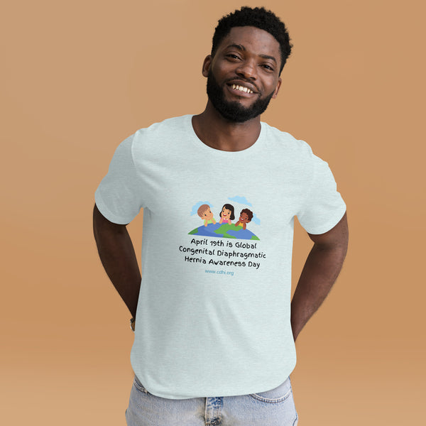 CDHA19- (10) April 19th is Congenital Diaphragmatic Hernia Awareness DayUnisex t-shirt