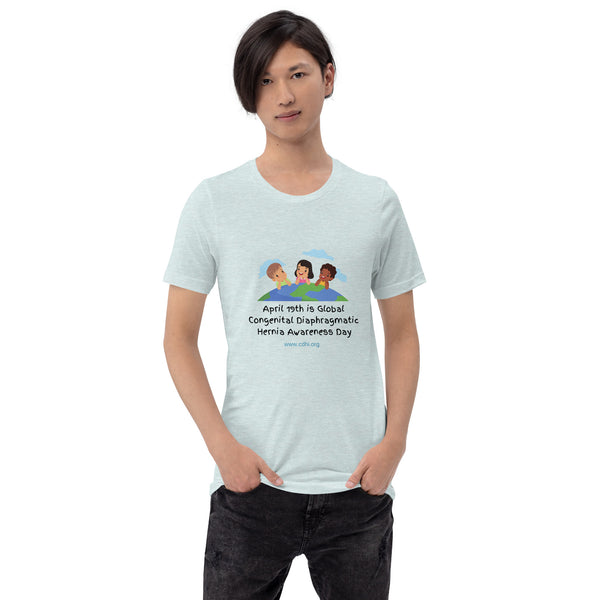 CDHA19- (10) April 19th is Congenital Diaphragmatic Hernia Awareness DayUnisex t-shirt