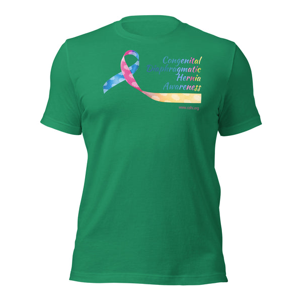 CDHAR- (21) Congenital Diaphragmatic Hernia Awareness Ribbon Unisex T-Shirt